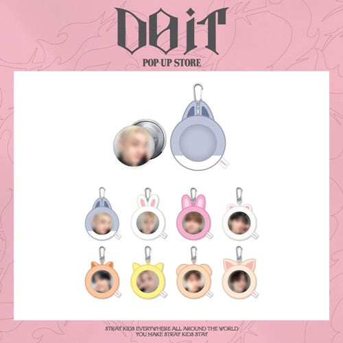 [2ND WEEK POB] Stray Kids DO IT MD 02. SOFT FACE BADGE & SKZOO COVER SET