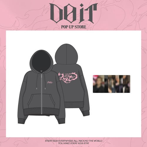 [2ND WEEK POB] Stray Kids DO IT MD 08. ZIP-UP HOODIE