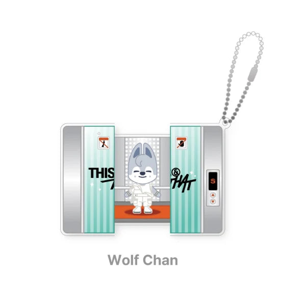 [2ND WEEK POB] SKZOO CAPSULE ACRYLIC KEYRING Stray Kids THIS & THAT MD