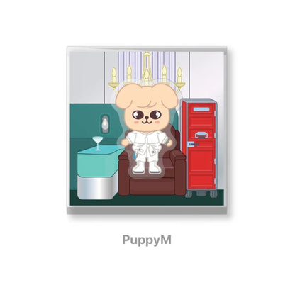 [2ND WEEK POB] SKZOO SPINNING MAGNET Stray Kids THIS & THAT MD