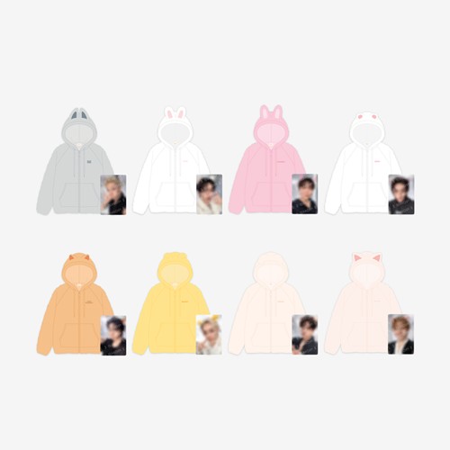 SKZOO FLEECE HOOD ZIP-UP Stray Kids World Tour RUN IT MD