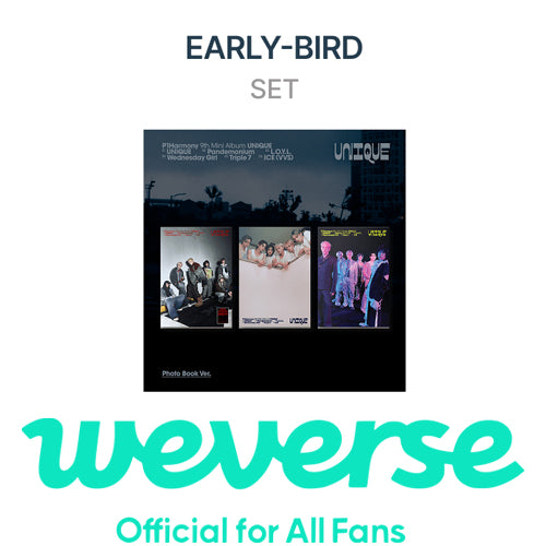 [WEVERSE EARLY BIRD] P1Harmony – 9th Mini Album [UNIQUE] (Photobook Ver.) (Set)