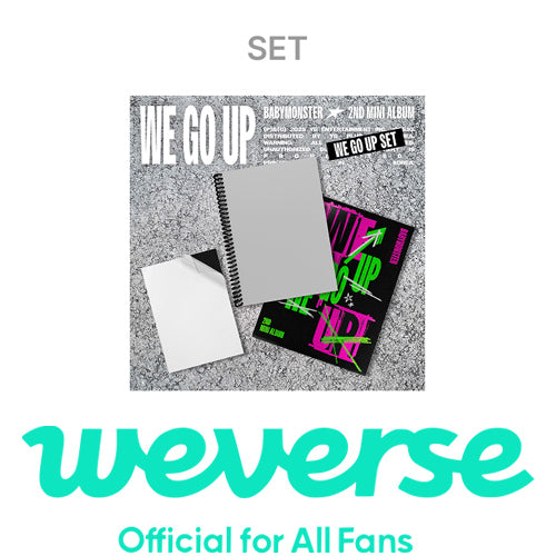 [WEVERSE POB] BABYMONSTER – 2nd MINI ALBUM [WE GO UP] (Set)