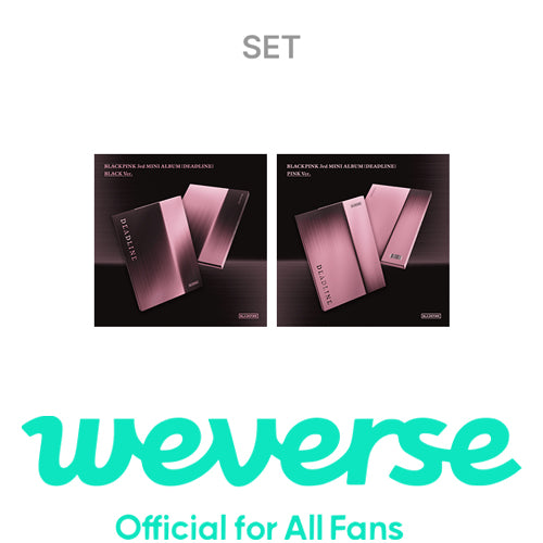 [WEVERSE POB] BLACKPINK – 3rd MINI ALBUM [DEADLINE] (Set)