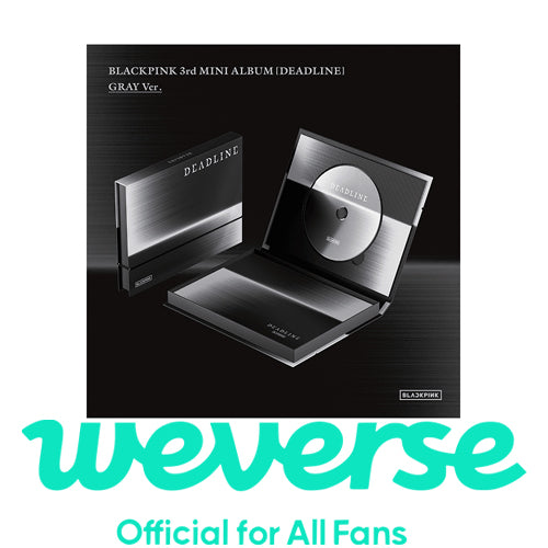 [WEVERSE POB] BLACKPINK – 3rd MINI ALBUM [DEADLINE] (GRAY Ver.)