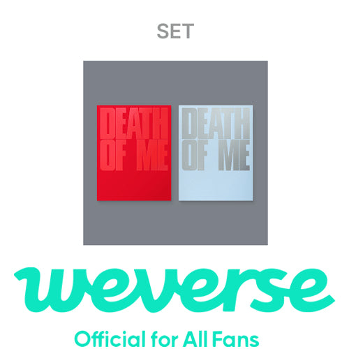 [WEVERSE POB] EVAN – 1st Mini Album [DEATH OF ME] (Set)