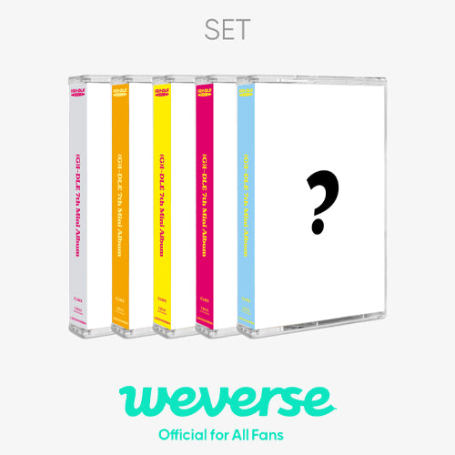 [WEVERSE POB] (G)I-DLE – 7th Mini Album [I SWAY] (Special Ver.) (Set)