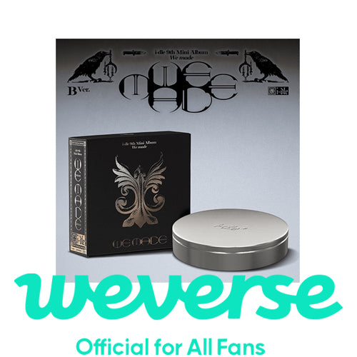 [WEVERSE POB] i-dle – 9th Mini Album [We made] (Crow Ver.)