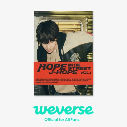[WEVERSE POB] (BTS) j-hope – [HOPE ON THE STREET VOL.1] (Weverse Albums ver.)