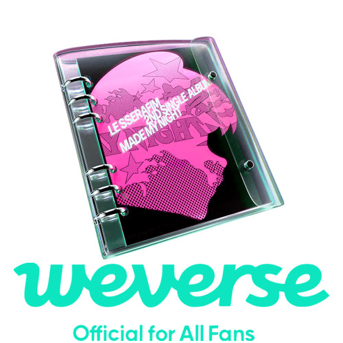 [WEVERSE POB] LE SSERAFIM – 2nd Single Album [Made My Night] (CHEMICAL NIGHT) (Copy)