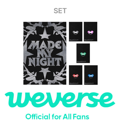[WEVERSE POB] LE SSERAFIM – 2nd Single Album [Made My Night] (COMPACT ver.)