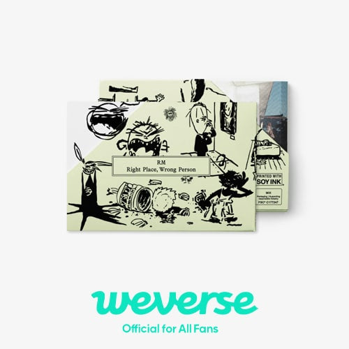 [WEVERSE POB] (BTS) RM – 2nd Album [Right Place, Wrong Person] (Weverse Albums ver.)