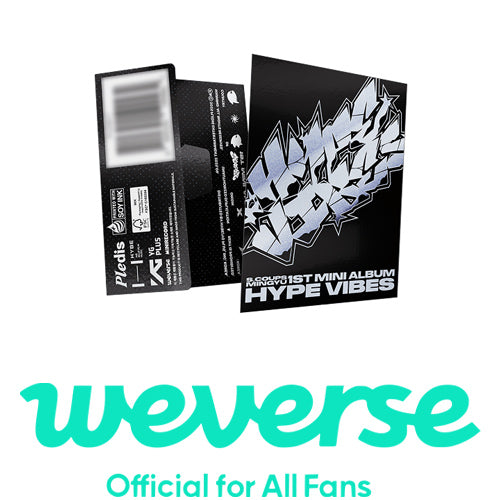 [WEVERSE POB] S.COUPS X MINGYU – 1st Mini Album [HYPE VIBES] (Weverse Albums ver.)