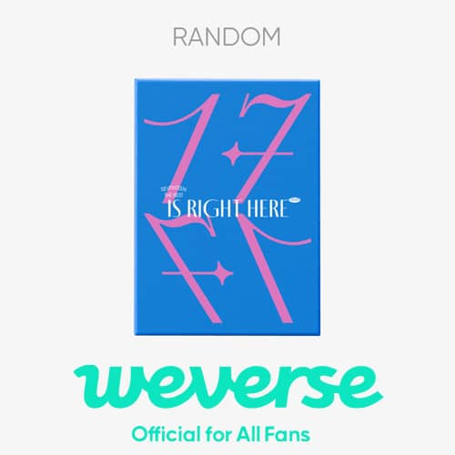 [WEVERSE POB] SEVENTEEN – BEST ALBUM [17 IS RIGHT HERE](DEAR Ver.)(RANDOM)