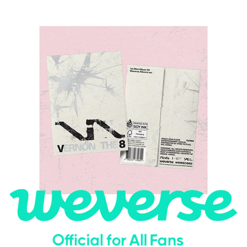 [WEVERSE POB] (SEVENTEEN) V8 – 1st Mini Album [V8] (Weverse Albums ver.)