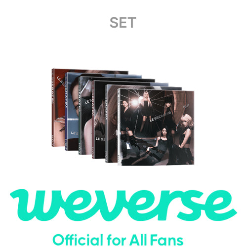 [WEVERSE POB] LE SSERAFIM – 5th Mini Album [HOT] (COMPACT ver.) (SET)