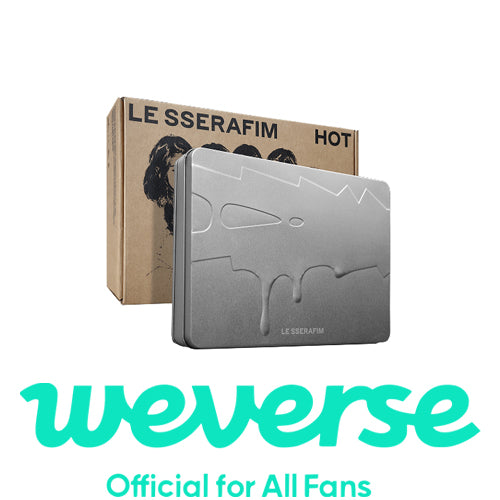 [WEVERSE POB] LE SSERAFIM – 5th Mini Album [HOT] (TIN CASE ver.)