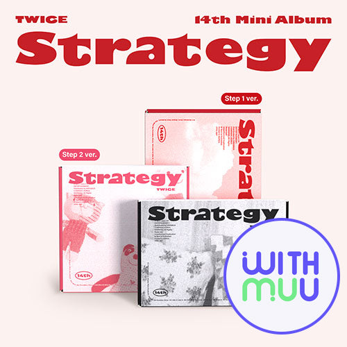 [WITHMUU POB] TWICE – 14th Mini Album [STRATEGY] (Set)