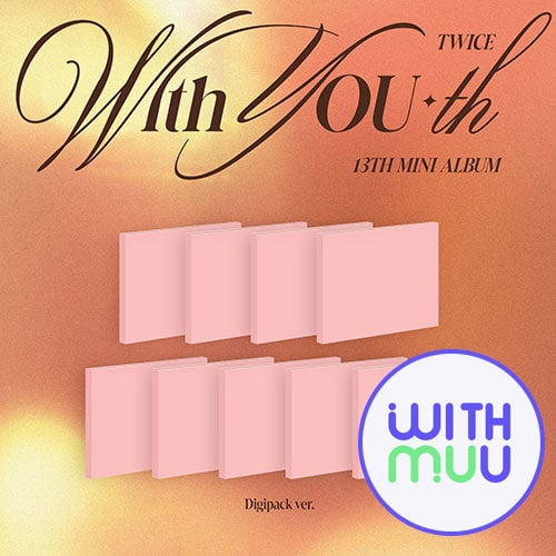 [WITHMUU POB] TWICE – 13th Mini Album [With YOU-th] (Digipack Ver.)
