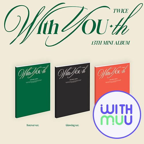 [WITHMUU POB] TWICE – 13th Mini Album [With YOU-th] (SET)