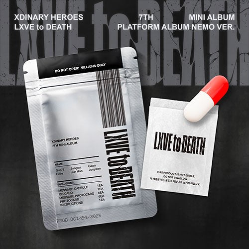 Xdinary-Heroes – 7th Mini Album [LXVE to DEATH] (PLATFORM ALBUM NEMO ver.)