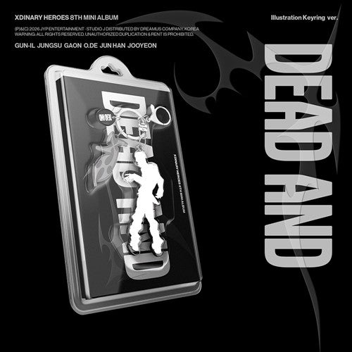 Xdinary-Heroes – 8th Mini Album [DEAD AND] (Illustration Keyring ver.)