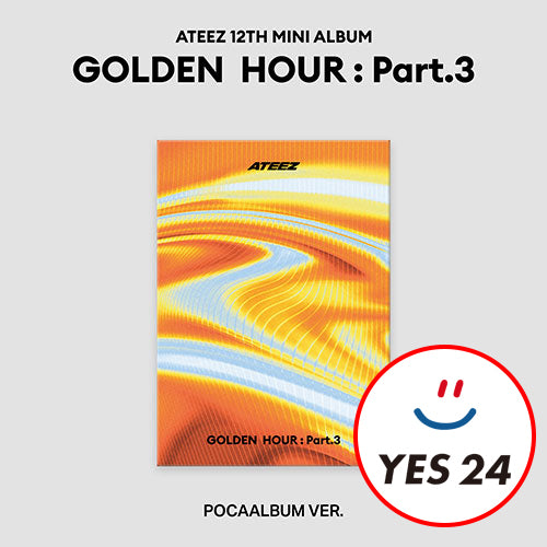[YES24 POB] ATEEZ – 12th Mini Album [GOLDEN HOUR : Part.3] (POCAALBUM VER.) (Random)