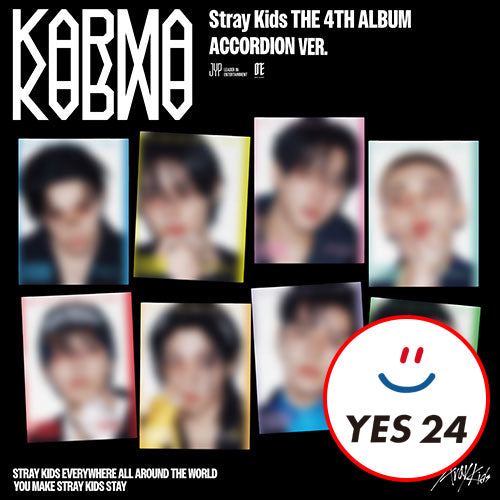 [YES24 POB] Stray Kids – The 4th Full Album [KARMA] (ACCORDION VER.) Set