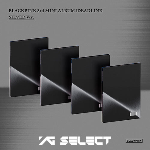 [YG SELECT POB] BLACKPINK – 3rd MINI ALBUM [DEADLINE] (SILVER Ver.) (Set)