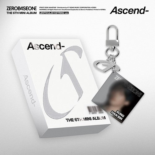 ZEROBASEONE – The 6th Mini Album [Ascend-] (LENTICULAR KEYRING Ver.)